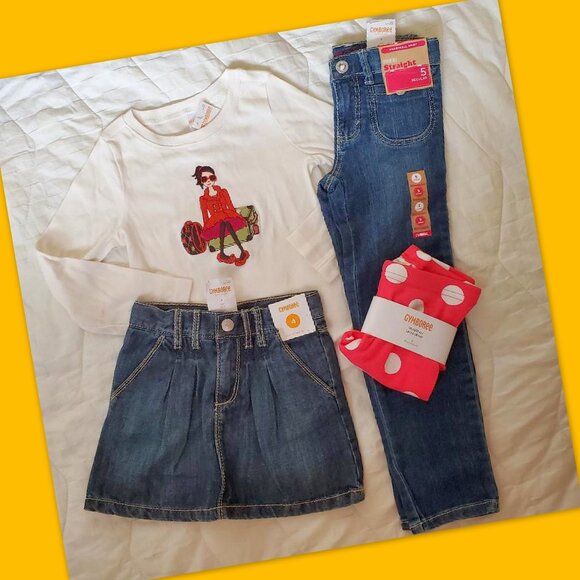 NWT Gymboree Gap Lot Girls 5T Fall Winter Lot Outfits Jeans Sets Outfit Bundle - Picture 9 of 12